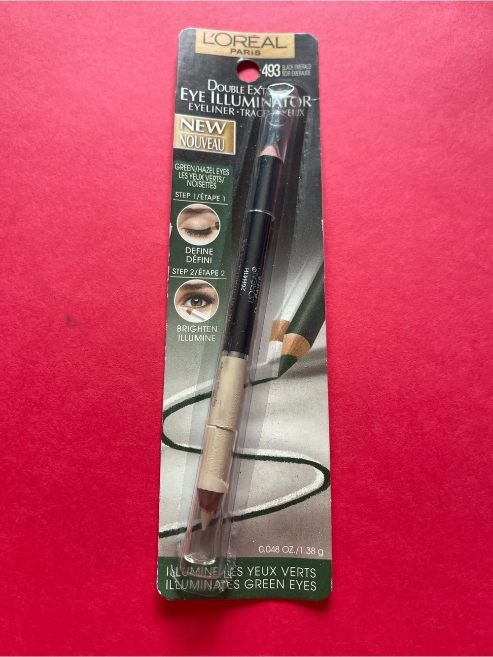 L’Oréal~ Double Extend Eye Illuminator Eyeliner #494 Black Quartz